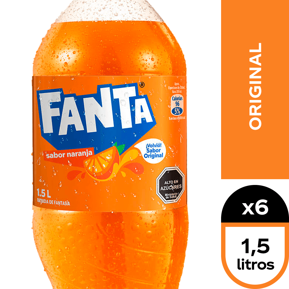 Fanta Naranja 1.5L Desechable