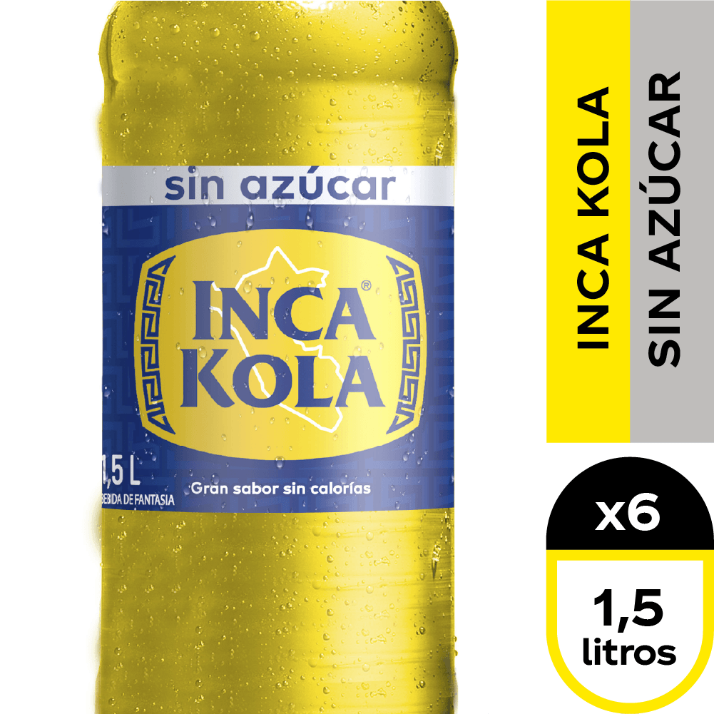Inca Kola Sin Azúcar 1.5L Desechable