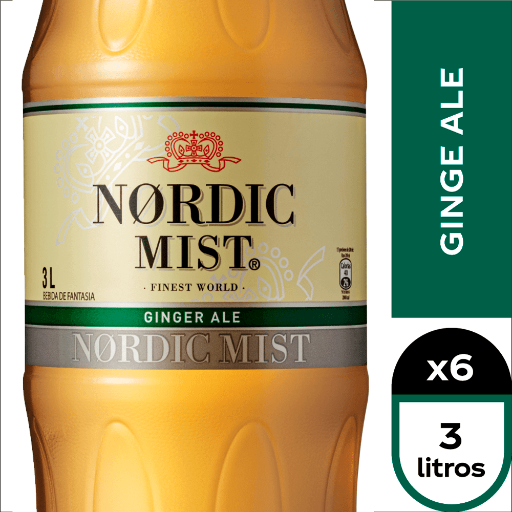 Nordic Mist Ginger Ale 3L