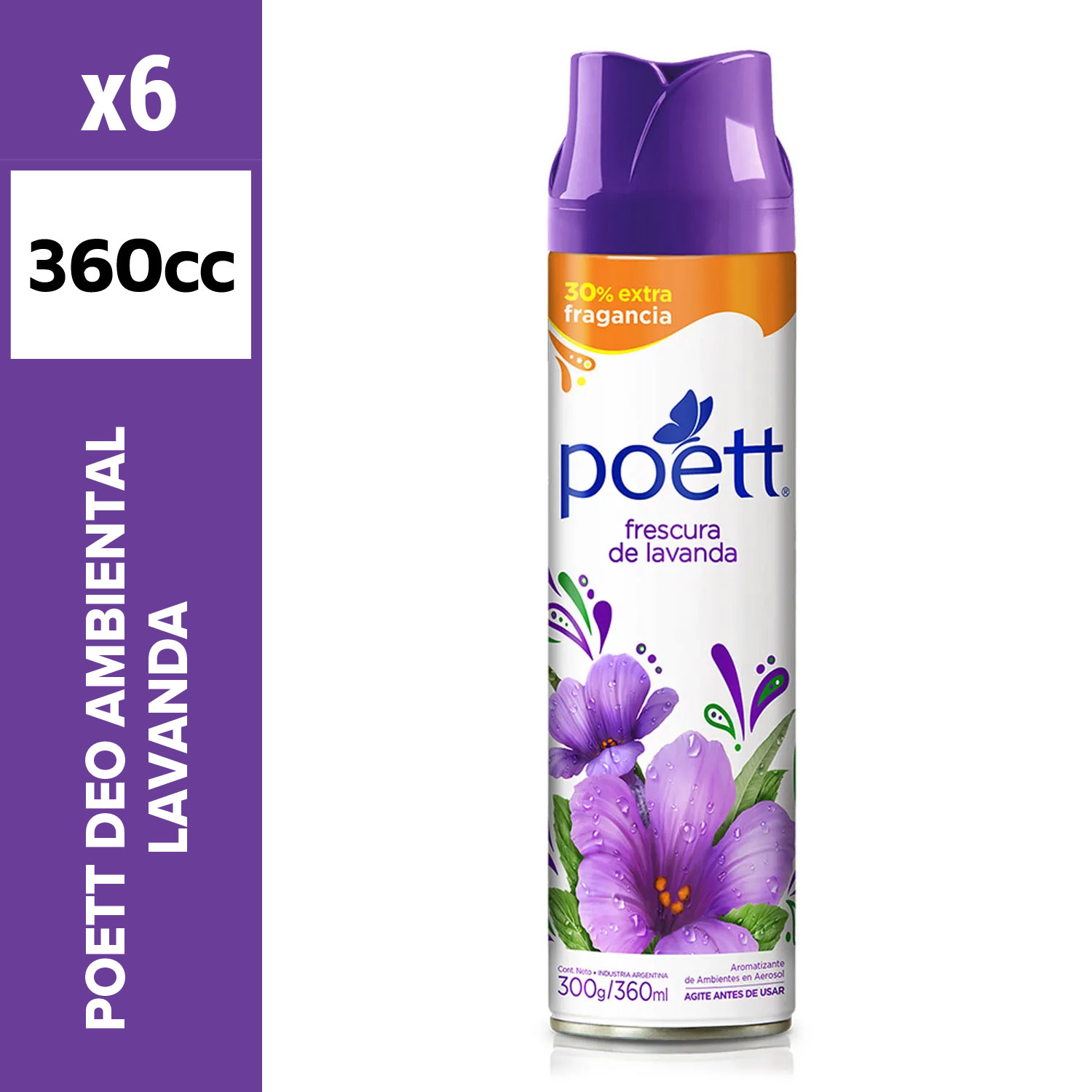 Poett Deo Ambiental 360cc Lavanda