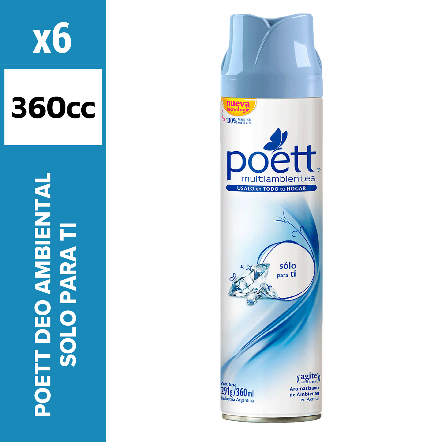 Poett Deo Ambiental 360cc Solo Para Ti