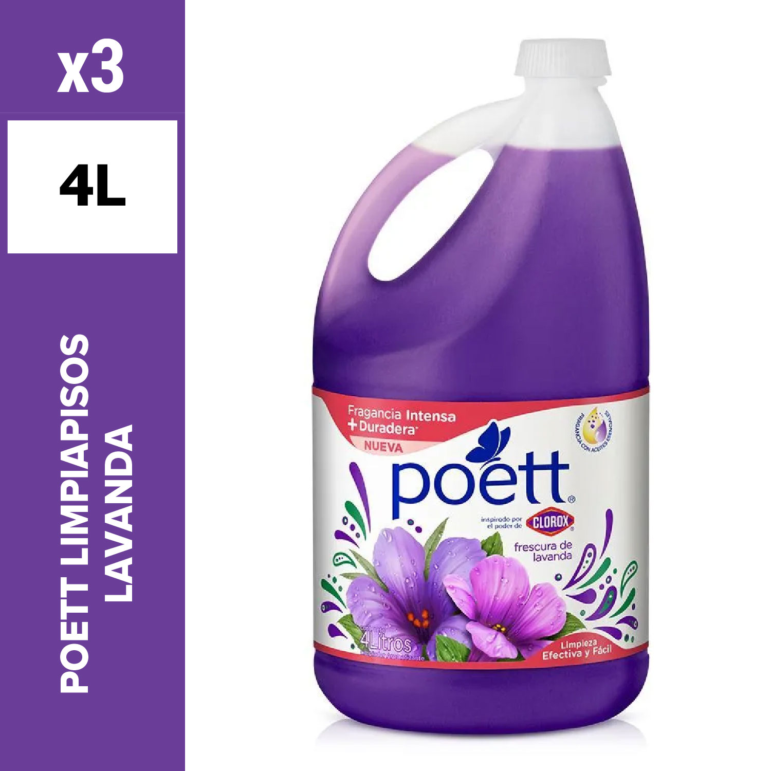 Poett Limpiapisos 4L Lavanda