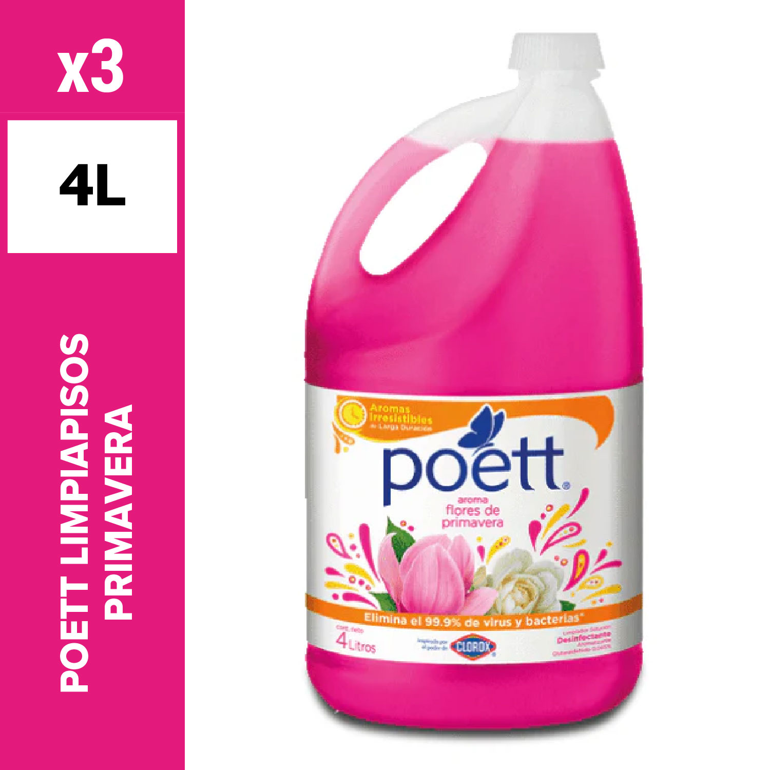 Poett Limpiapisos 4L Primavera