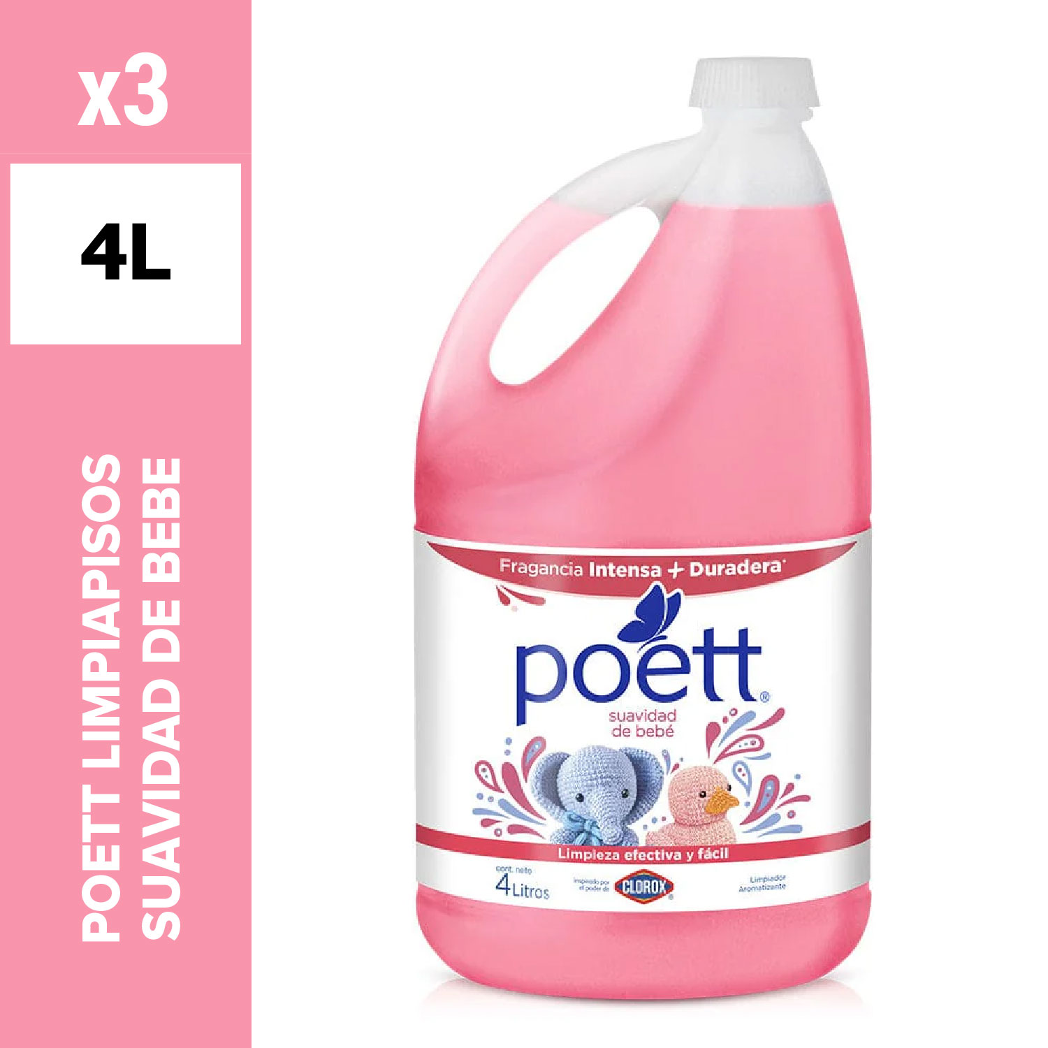 Poett Limpiapisos 4L Suavidad de Bebé