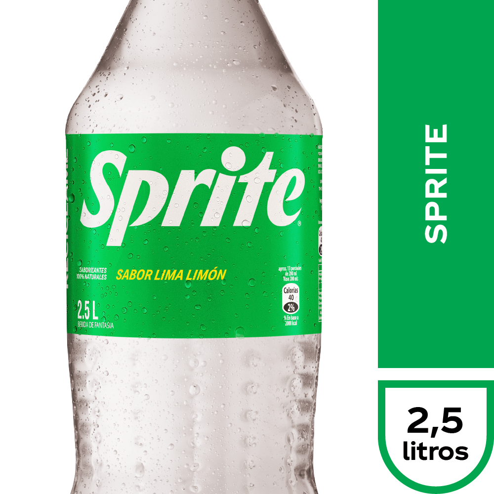 Sprite Original 2.5L Desechable