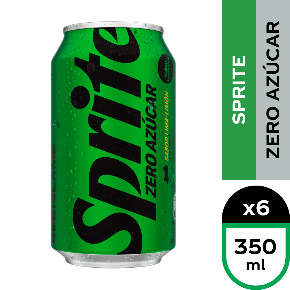 Sprite Zero Azúcar 350ml Lata