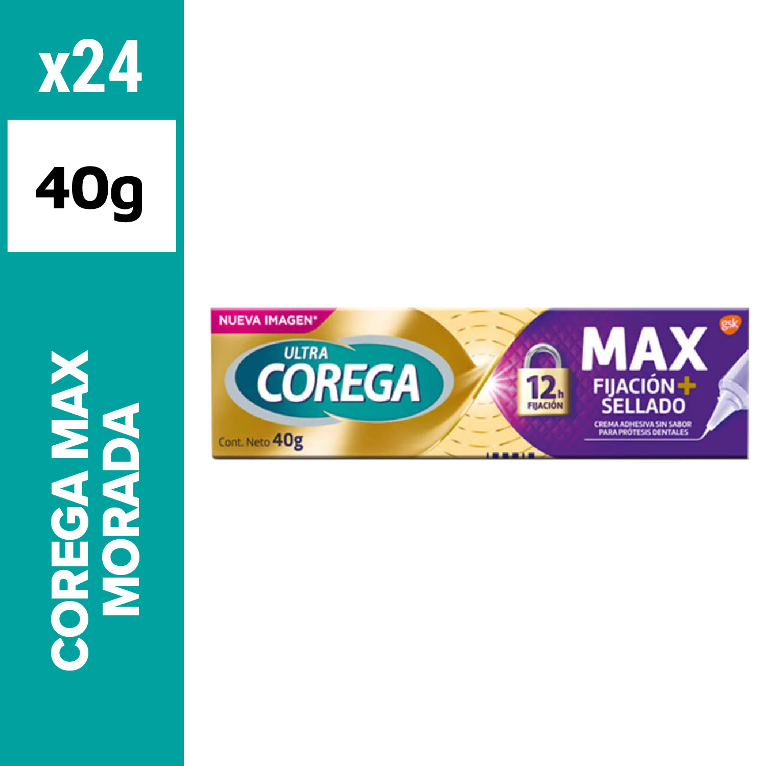 Corega Max Morada 40g