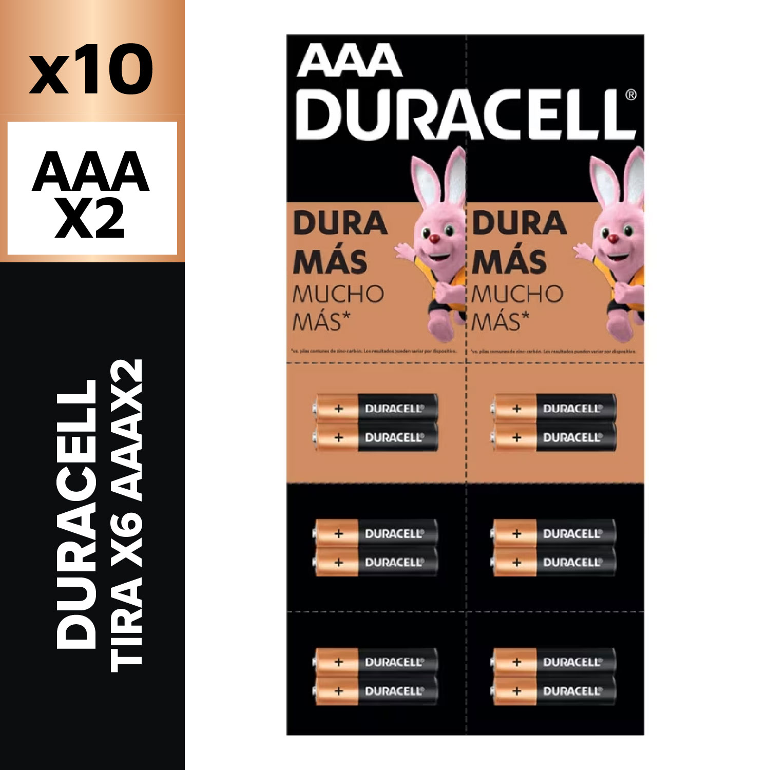 Duracell Tira X6 Aaax2