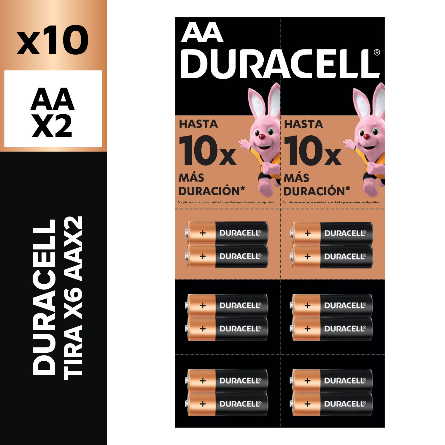 Duracell Tira X6 Aax2