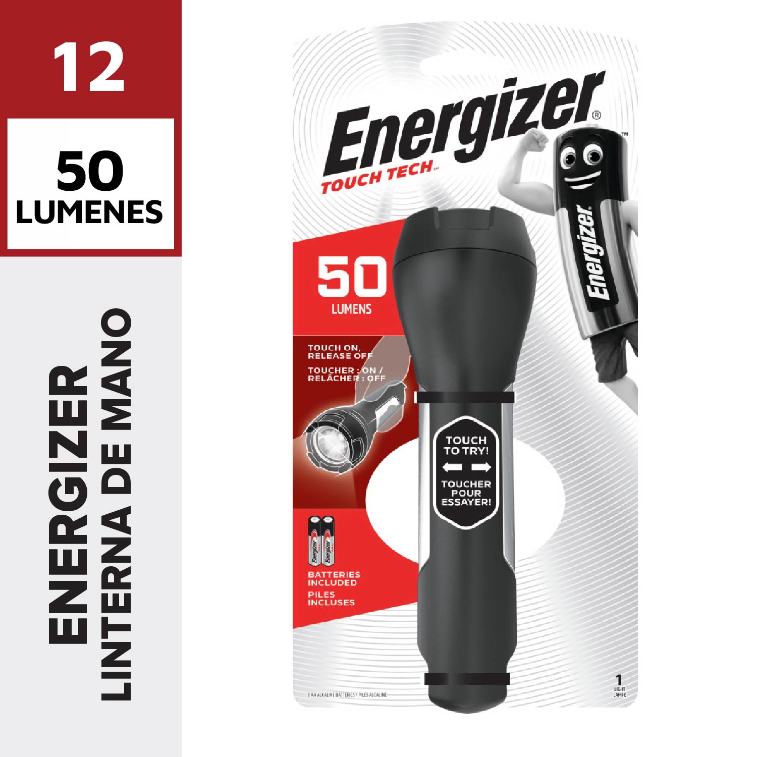 Energizer linterna de mano 50 Lumenes