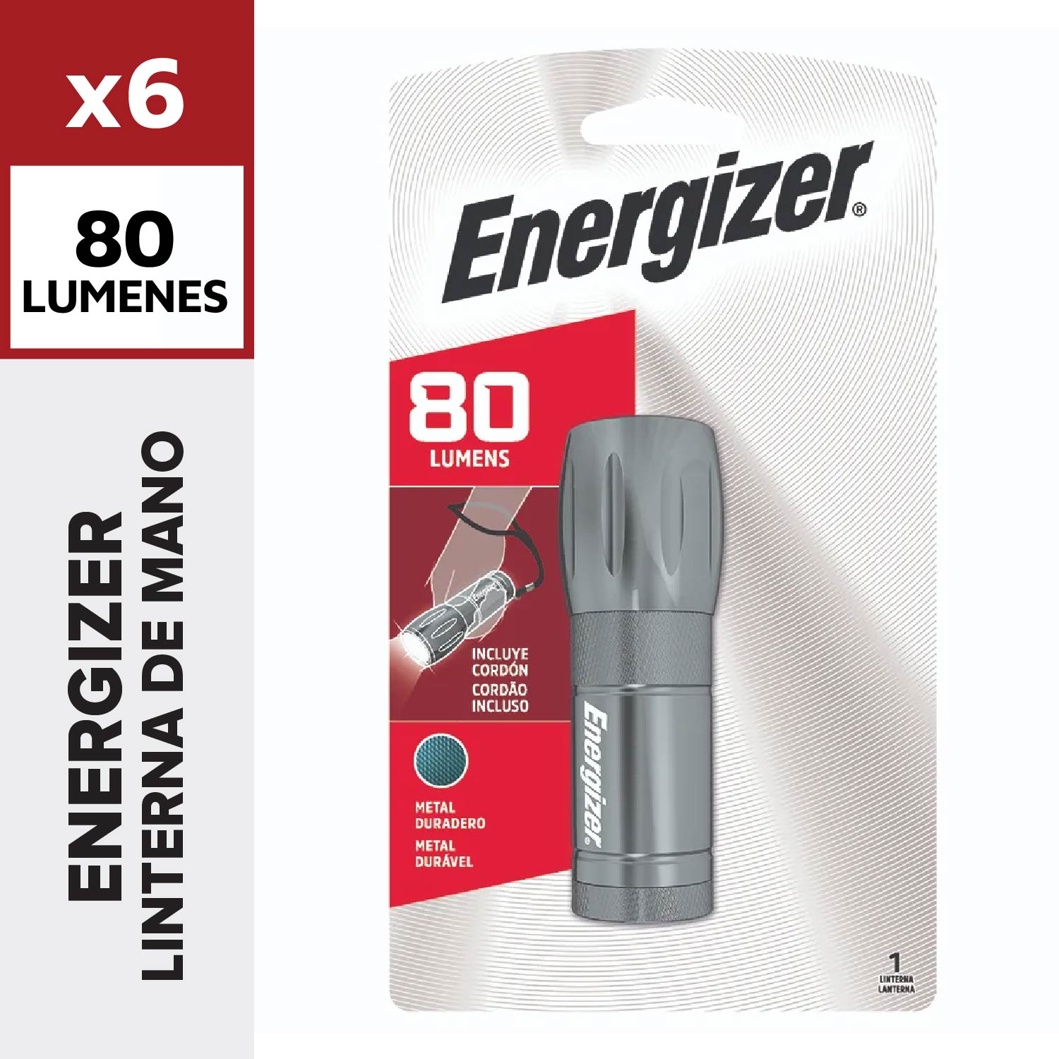 Energizer linterna de mano 80 Lumenes