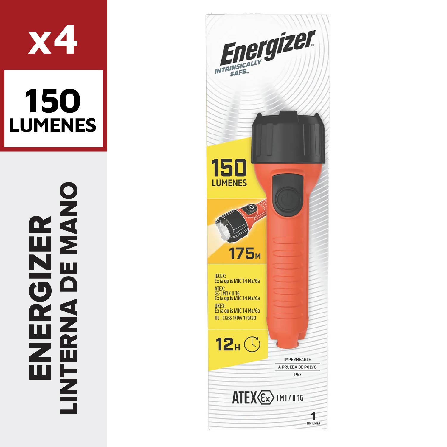 Energizer Linterna Minera 150 Lumenes