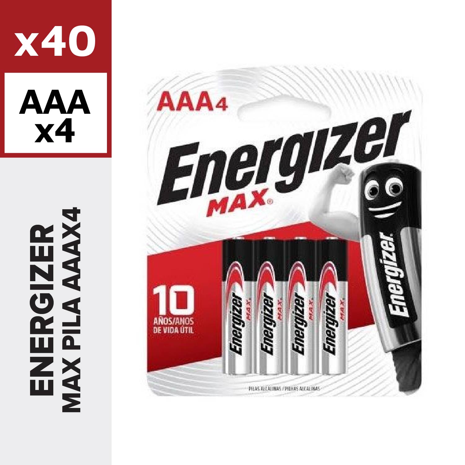 Energizer Max Pila AAAX4