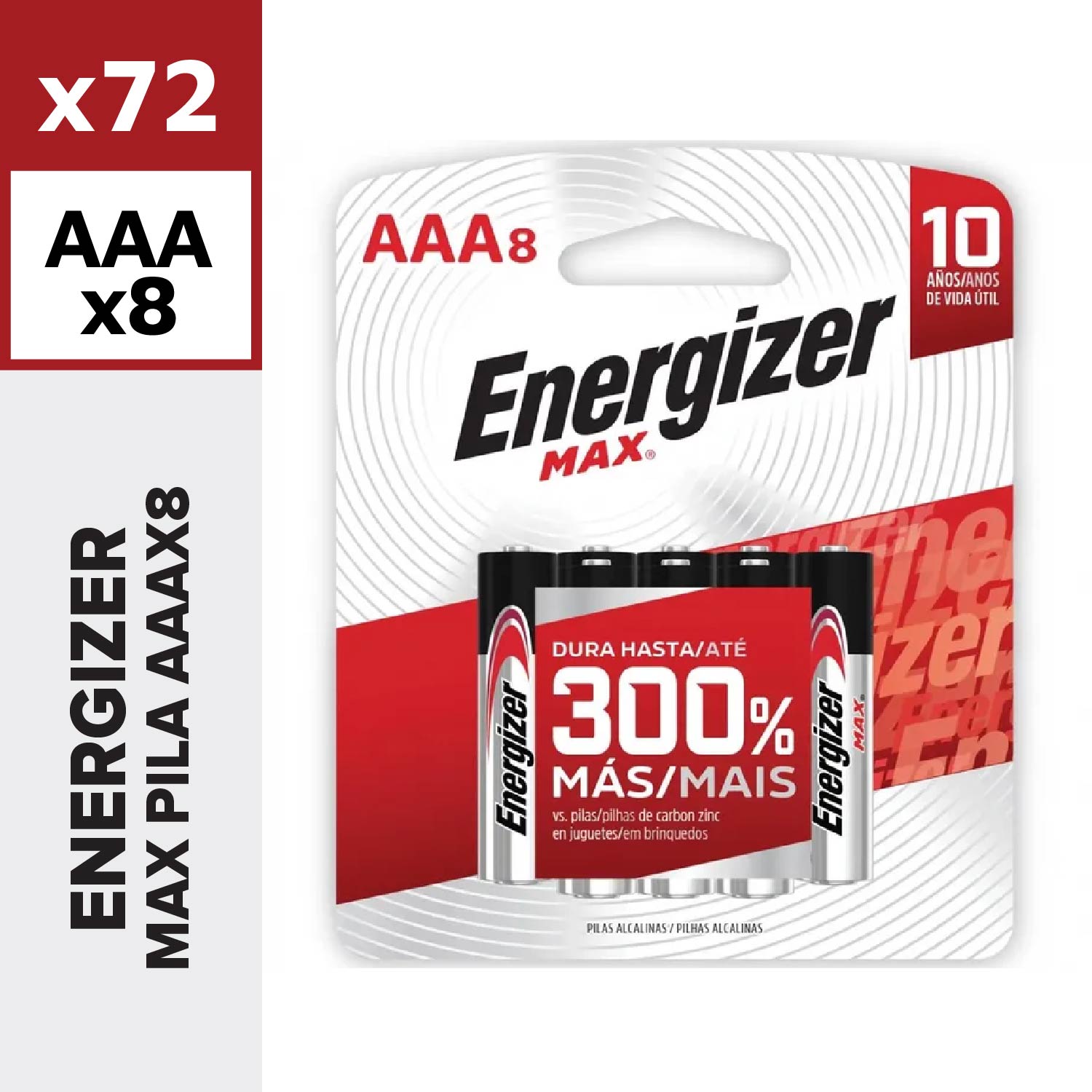 Energizer Max Pila AAAX8