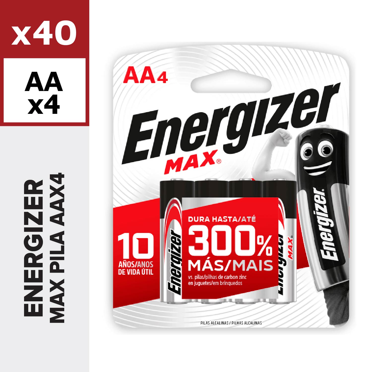 Energizer Max Pila AAX4