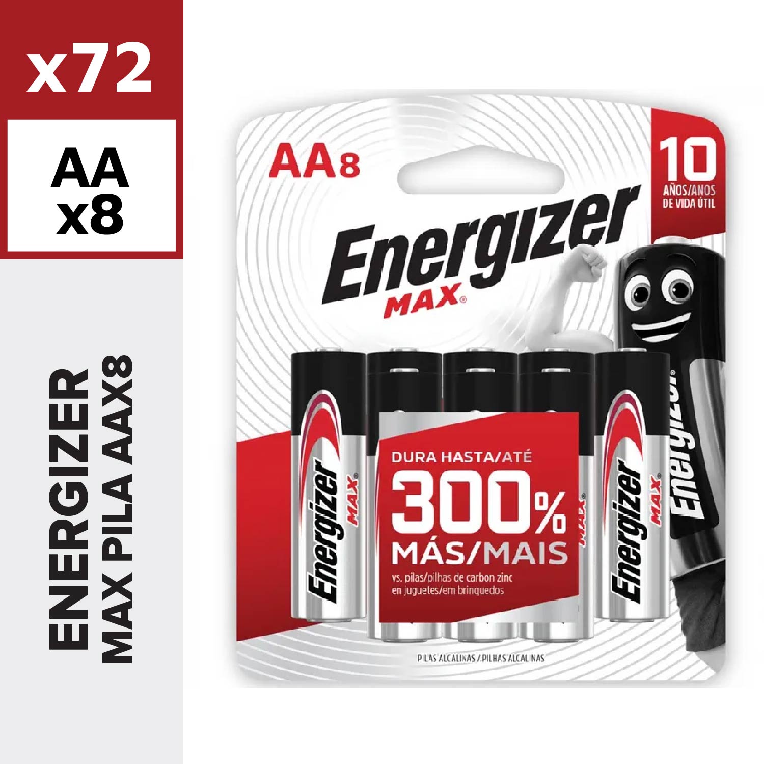 Energizer Max Pila AAX8