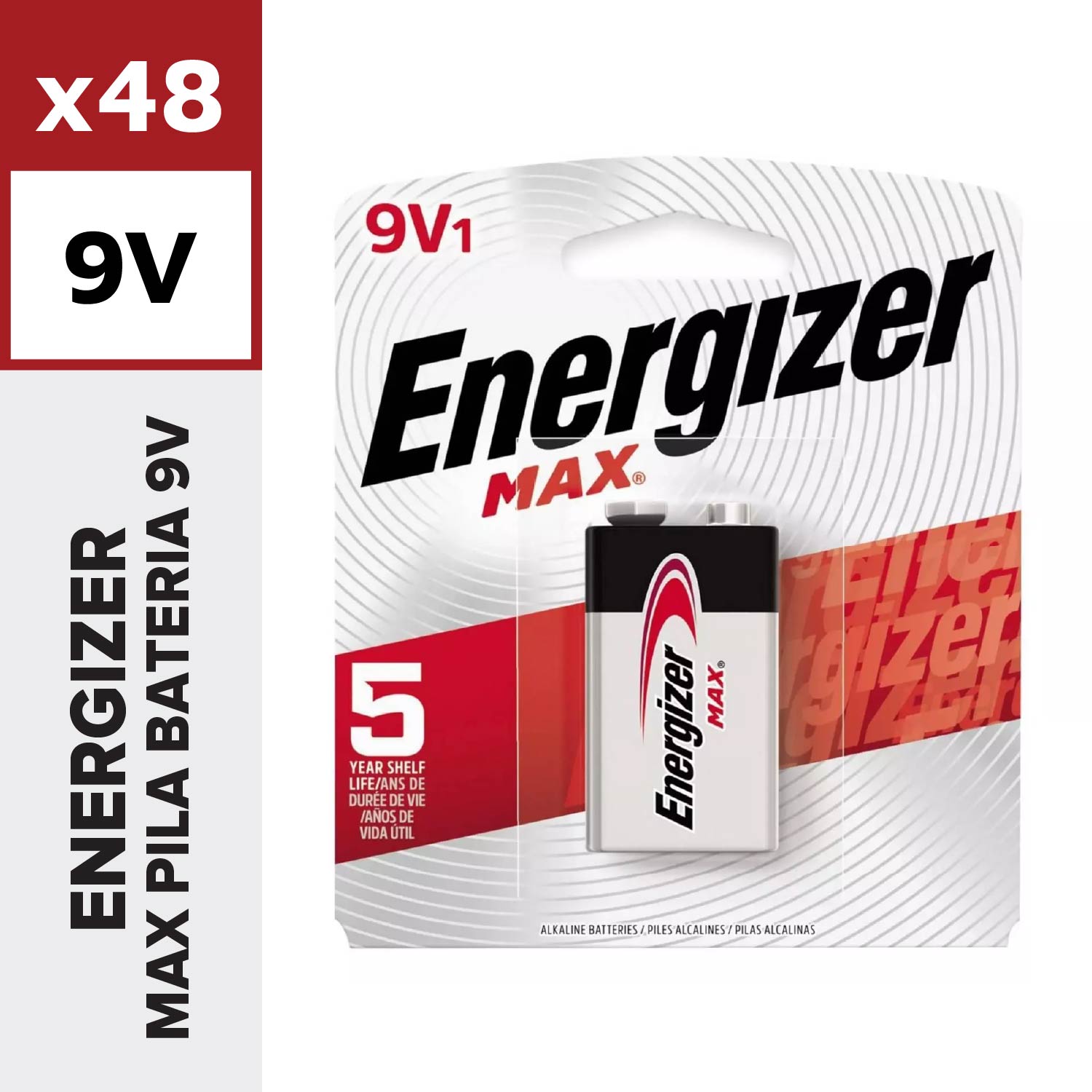 Energizer Max Pila Bateria 9V
