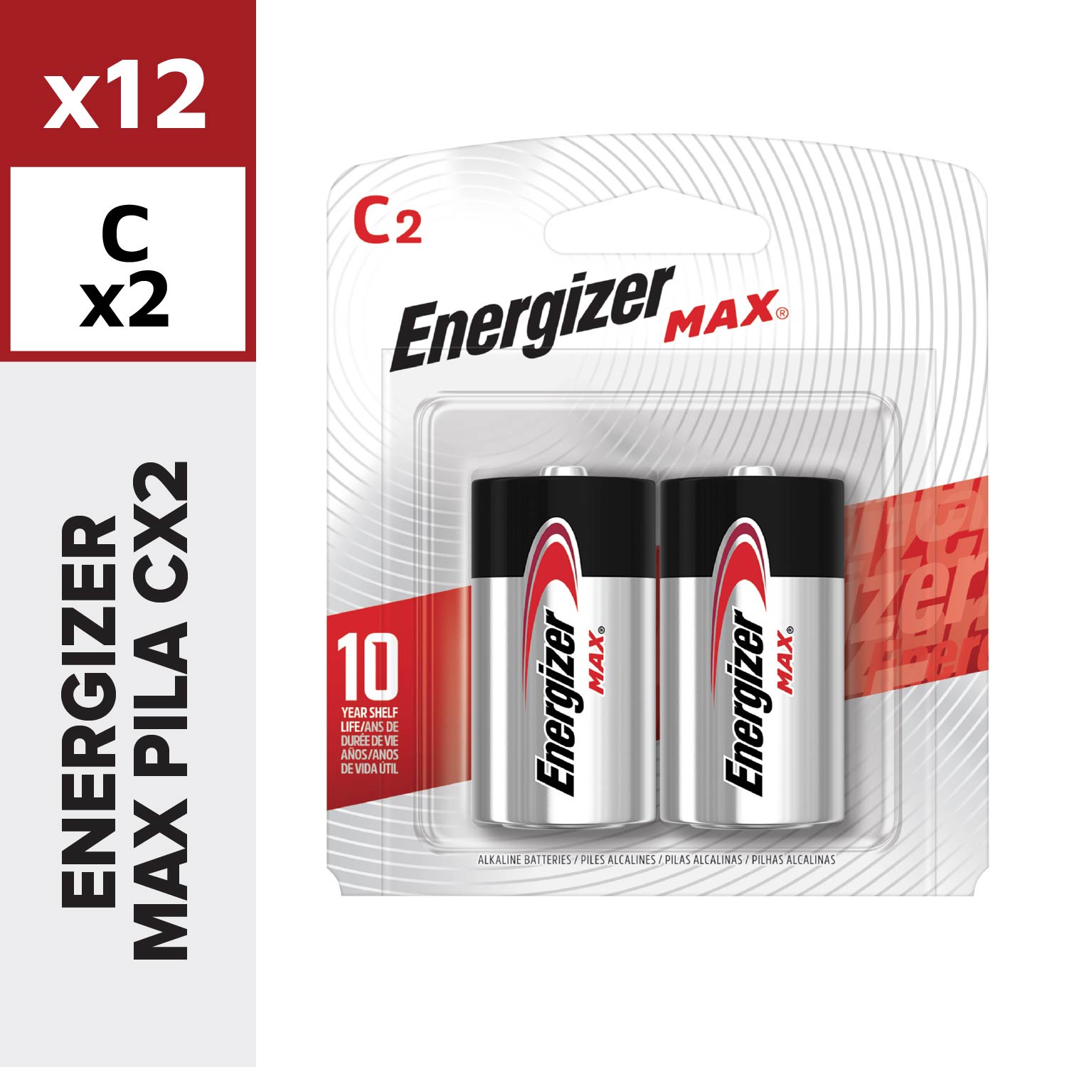 Energizer Max Pila Cx2