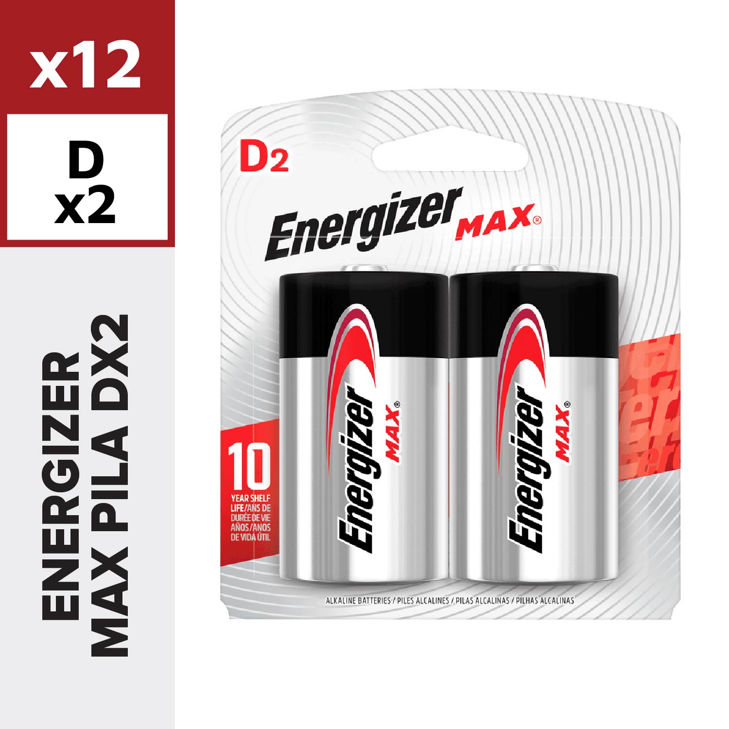 Energizer Max Pila DX2