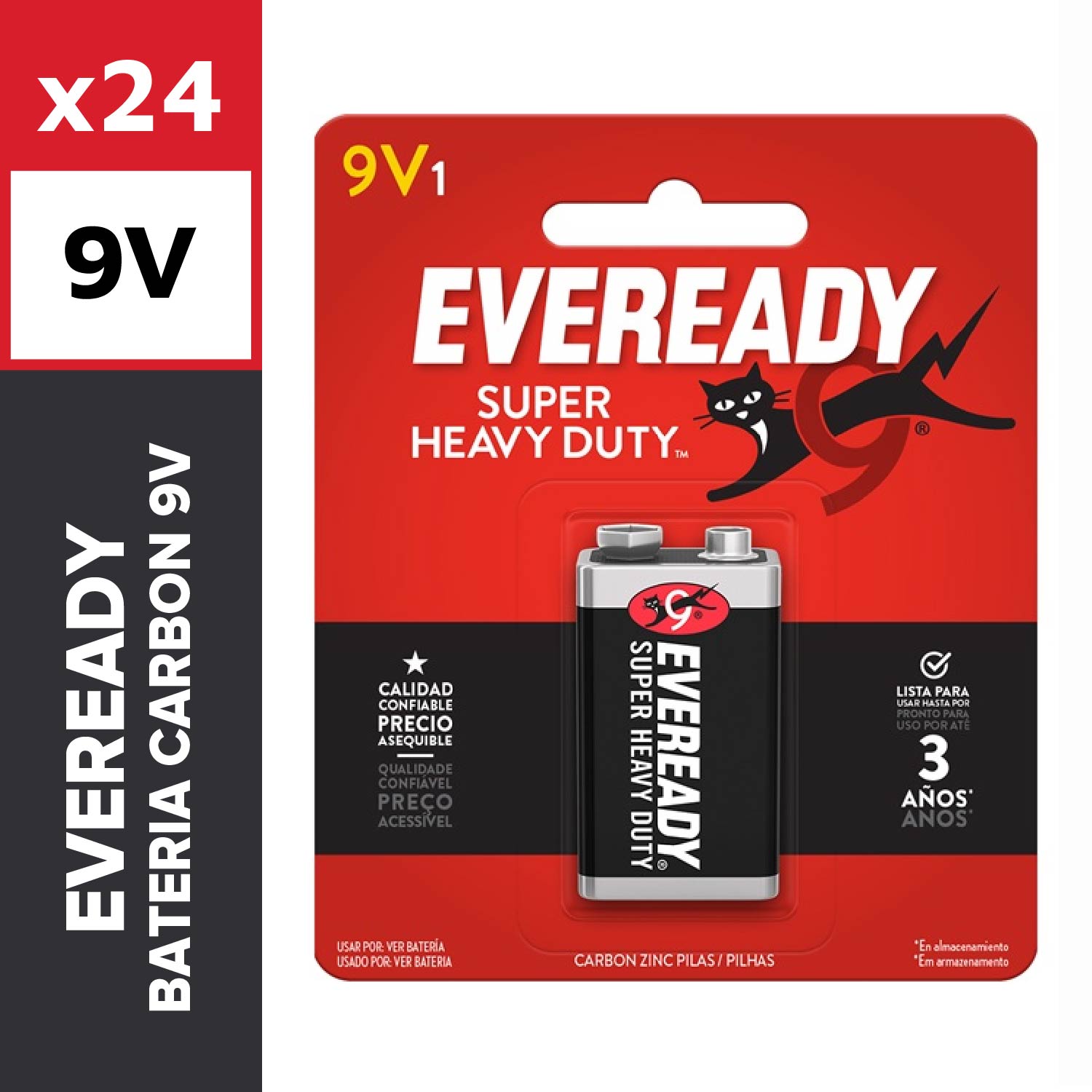 Eveready Bateria Carbon 9V
