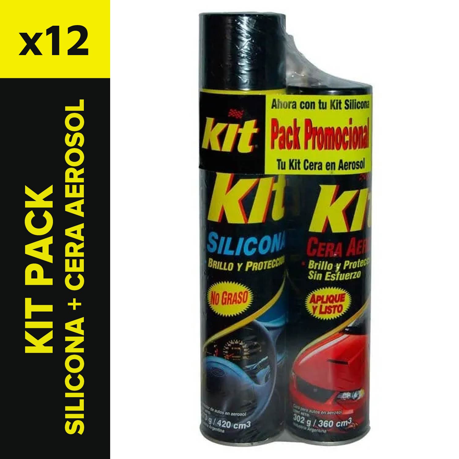 Kit Pack Silicona + Cera Aerosol