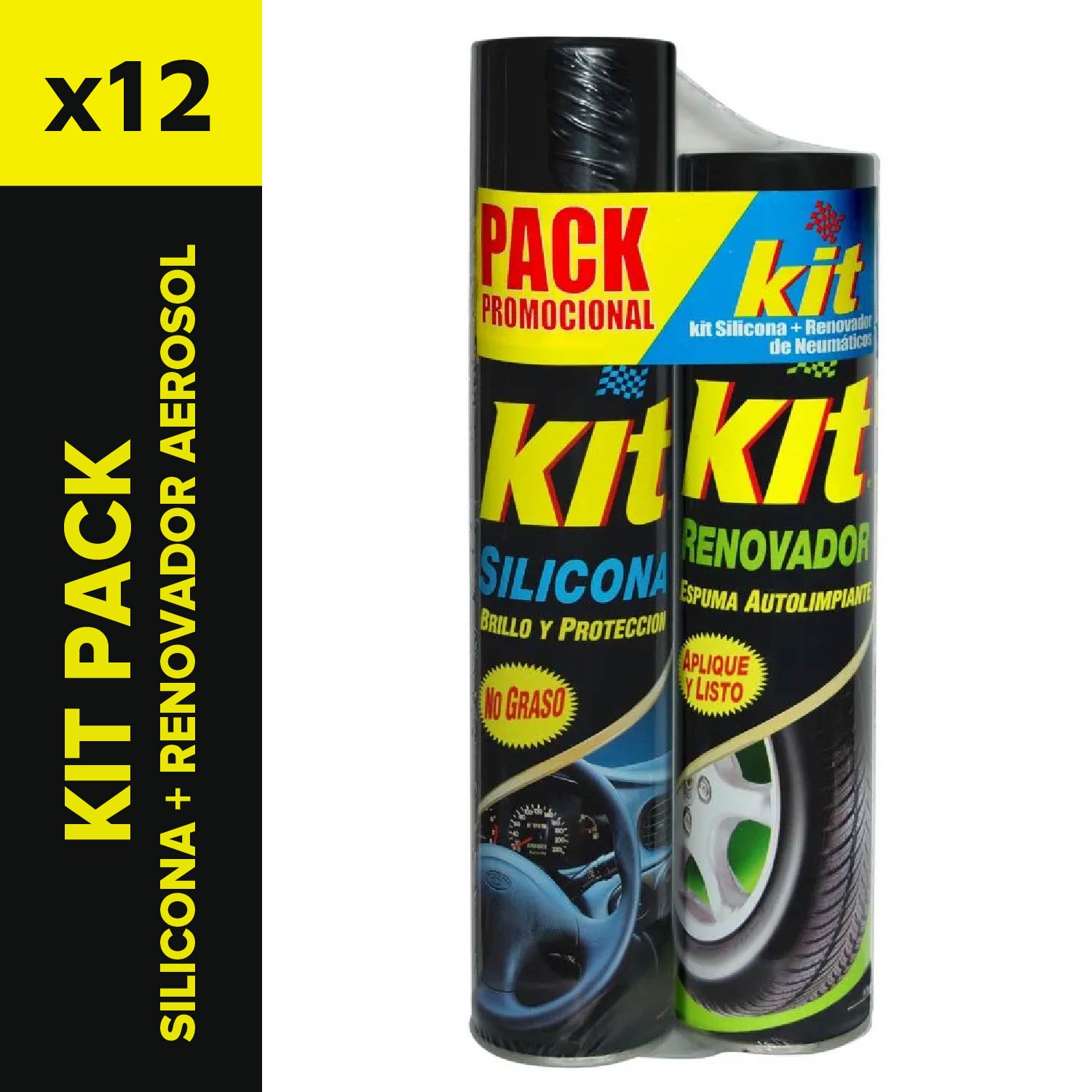 Kit Pack Silicona + Renovador Aerosol